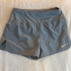 Nike Gray Athletic Shorts Lightweight Elastic Waistband